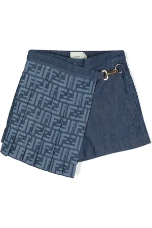 Fendi Shorts FF denim