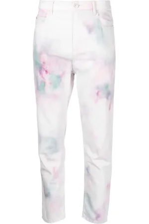 Marant Etoile Pantaloni crop con stampa