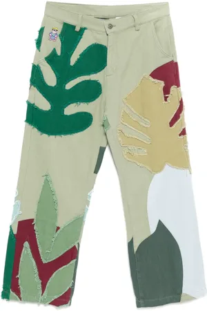 KIDSUPER STUDIOS Pantaloni con design patchwork