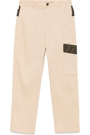 Fendi Pantaloni in gabardine
