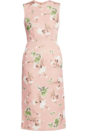 Erdem Abito midi con stampa a fiori