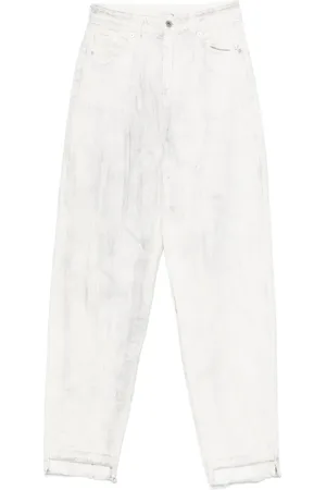 Halfboy Jeans boyfriend con effetto craquelé
