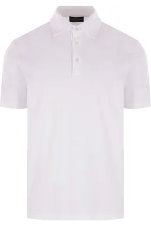Roberto Collina Polo in cotone con ricamo logo