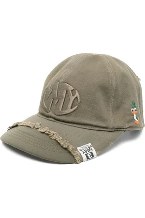 Maison Mihara Yasuhiro Cappello da baseball con dettaglio effetto stropicciato