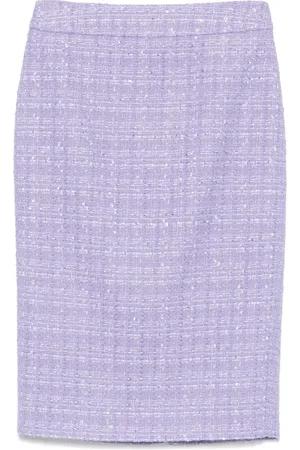 Emporio Armani Gonna midi in tweed