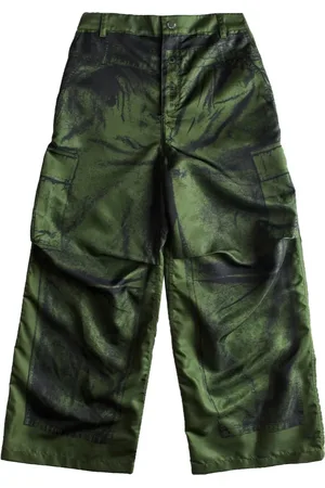 Jean Paul Gaultier Pantaloni con stampa trompe l