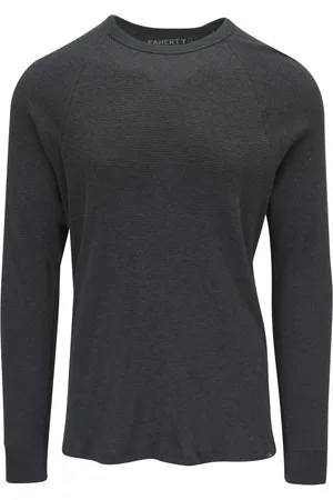 Faherty T-shirt Waffle Crew