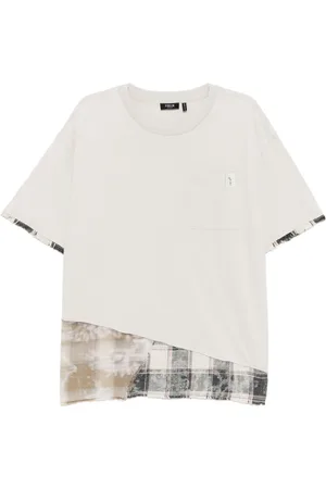 FIVE CM T-shirt con design patchwork
