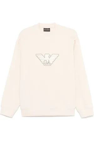 Emporio Armani Felpa con applicazione logo