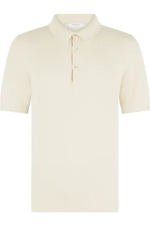 Boglioli Polo in cotone con ricamo logo