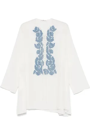 ERMANNO SCERVINO Tunica con applicazione a fiori