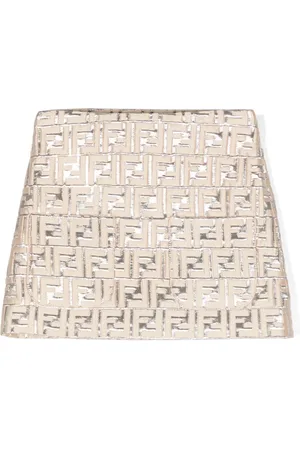 Fendi Gonna FF in broccato