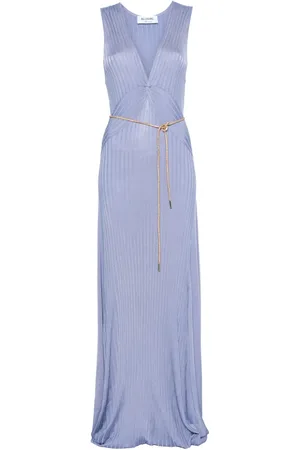 Blugirl Abito lungo drappeggiato con dettaglio collana