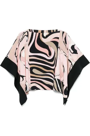 Puccini Blusa con stampa Marmo