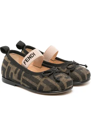 Fendi Ballerine con logo FF -jacquard