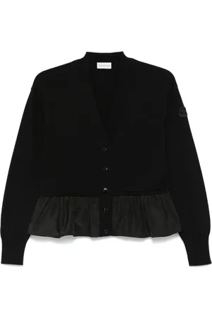 Moncler Cardigan con orlo a peplo
