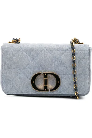 Dior Borsa a tracolla Macrocannage Denim Caro media 2022