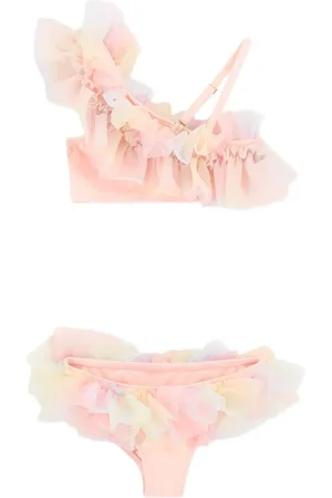 Angels Face Top bikini con ruches