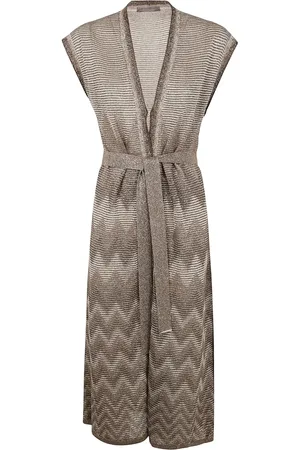 D.EXTERIOR Cappotto con lavorazione a maglia