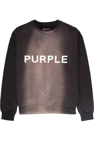 Purple Brand Felpa girocollo con stampa