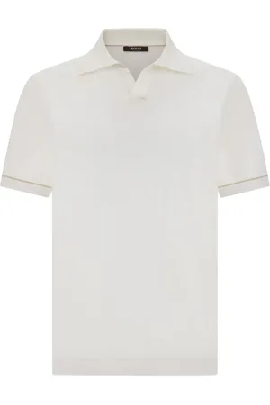 Boggi Milano Polo in cotone con ricamo logo