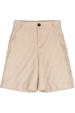 Fendi Shorts con logo FF jacquard