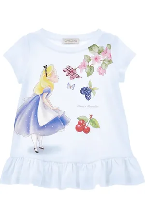 MONNALISA X Disney T-shirt con stampa Alice