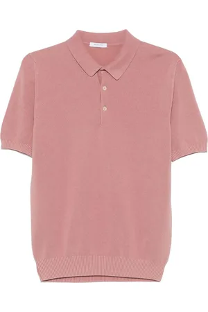 Boglioli Polo in cotone con ricamo logo