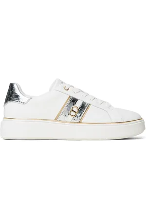 Twin-Set Sneakers Oval T in pelle