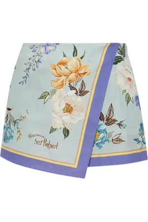 Self-Portrait Shorts con stampa a fiori