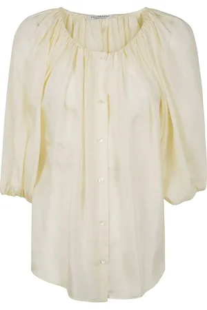 Serafini Blusa in georgette di seta