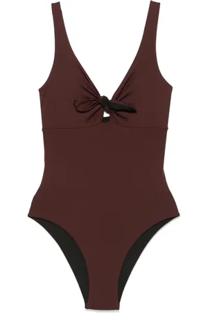 FISICO Costume da bagno con dettaglio drappeggiato