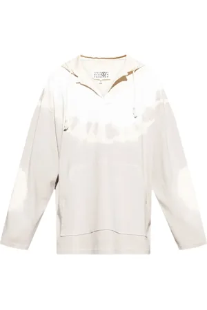Maison Margiela Felpa in cotone con cappuccio