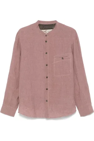 ZIGGY CHEN Camicia con motivo pied-de-poule