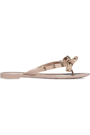 VALENTINO GARAVANI Infradito Rockstud con fiocco