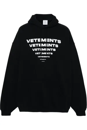 Vetements Felpa con cappuccio