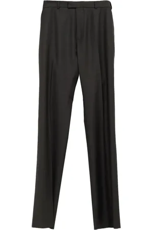 MARTINE ROSE Pantaloni sartoriali con pieghe e fascia elastica