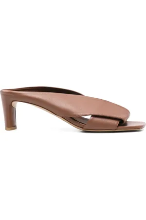 ROBERTO DEL CARLO Mules Moor in pelle 55mm
