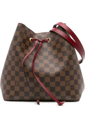 LOUIS VUITTON Borsa a secchiello Neonoe in tela Damier Eb??ne 2019