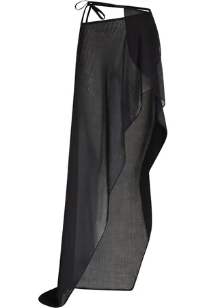 Ludovic De Saint Sernin Gonna lunga drappeggiata