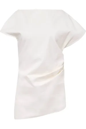 J.W.Anderson Top asimmetrico drappeggiato