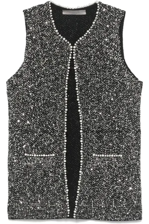 D.EXTERIOR Gilet con paillettes