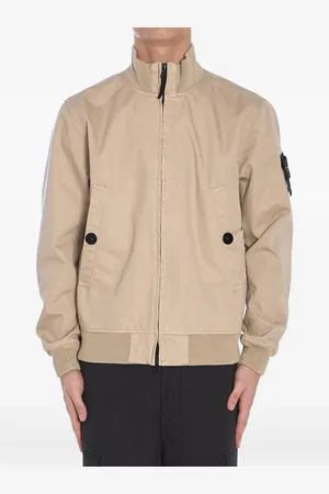 Stone Island Bomber con applicazione Compass