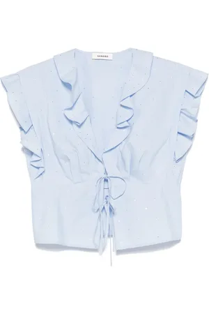Sandro Blusa con strass