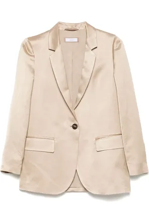 PESERICO SIGN Blazer monopetto in raso