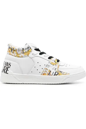 VERSACE Sneakers alte con stampa barocca
