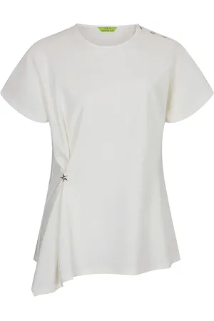 SHANGHAI TANG T-shirt asimmetrica
