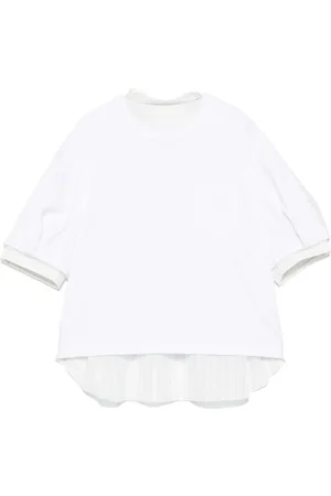 SACAI T-shirt a righe