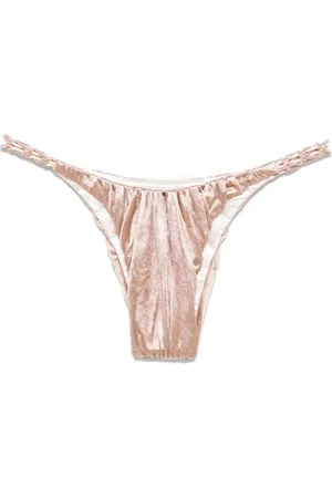 Isa Boulder Slip bikini con dettaglio intrecciato