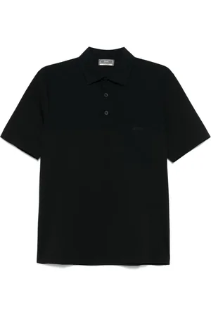 HERNO Polo con logo goffrato